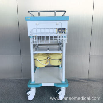 Hospital Steel Aluminum Alloy Treatment Trolley